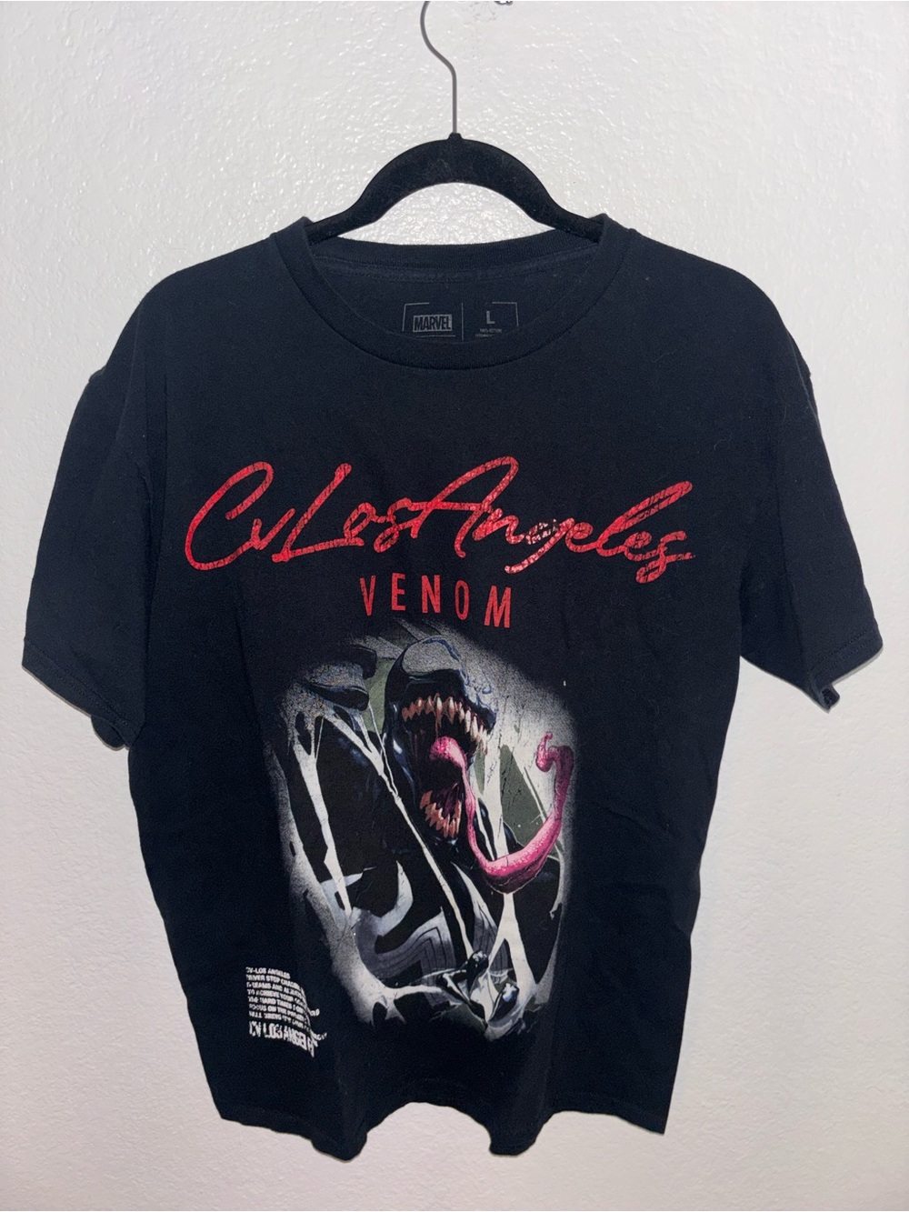 Marvel Venom Graphic Tee - Black & Red